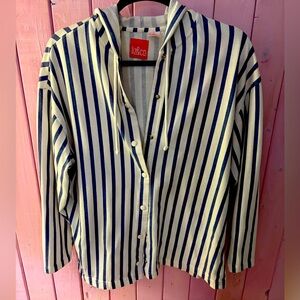 Nautical inspired spring weight jacket!